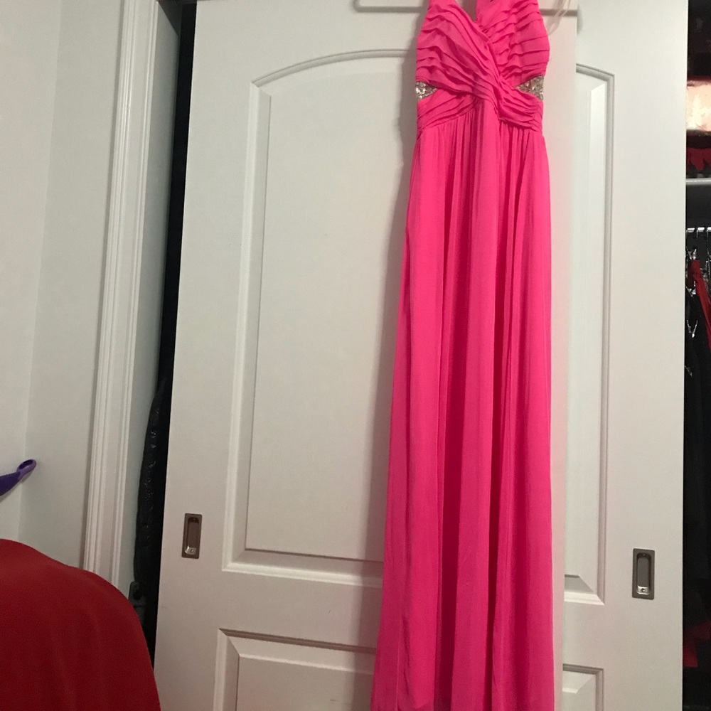 Maxi pink dress